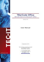 TBarCode Office - Tec-It