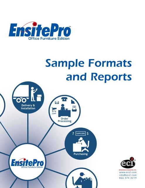 Ensite Pro Office Furniture Sample Formats and Reports - DDMS