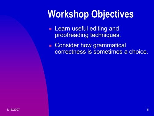 Editing for Clarity and Proofreading for Correctness