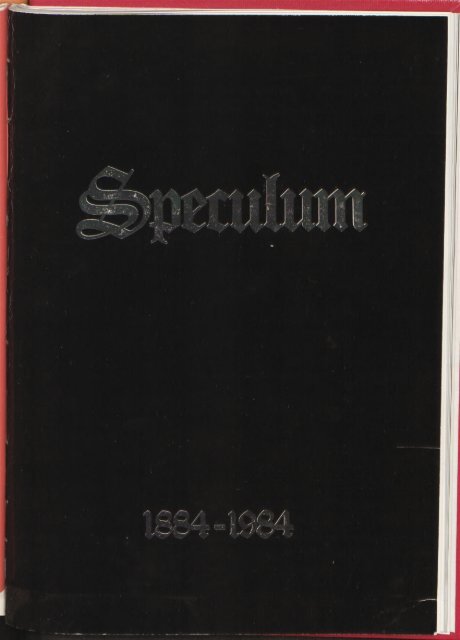Speculum : The Journal of the Melbourne Medical Students' Society ...