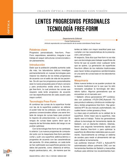 Lentes progresivas freeform new arrivals