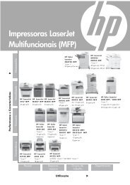 Impressoras LaserJet Multifuncionais (MFP)