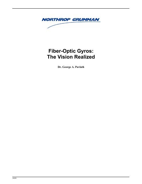 Fiber-Optic Gyros - Northrop Grumman Electronic Systems ...