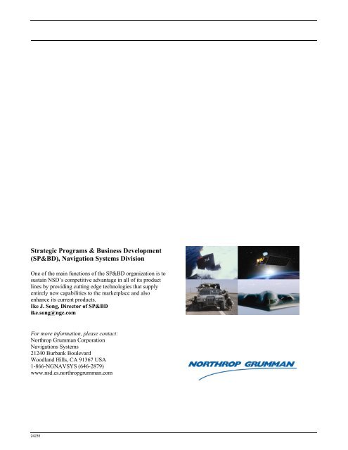 Fiber-Optic Gyros - Northrop Grumman Electronic Systems ...