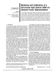 Modeling and Calibration of a Structured-light Optical - Michigan ...