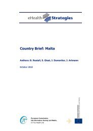 Country Brief: Malta - eHealth Strategies