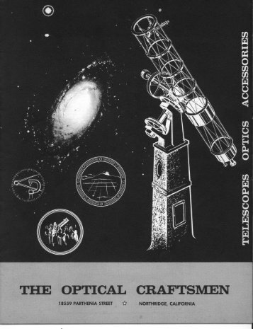 1964 Optical Craftsmen Catalog