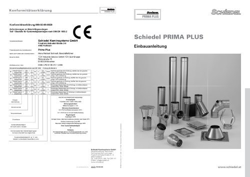Prima Plus Einbauanleitung - Schiedel