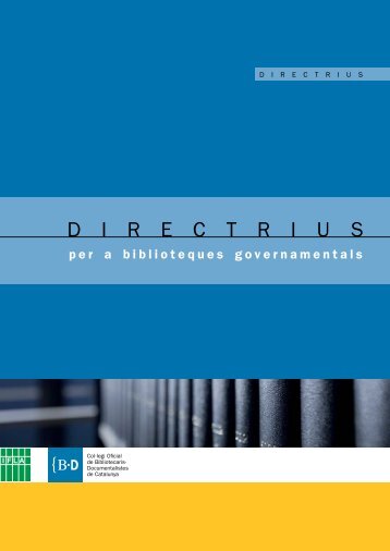 per a biblioteques governamentals - IFLA