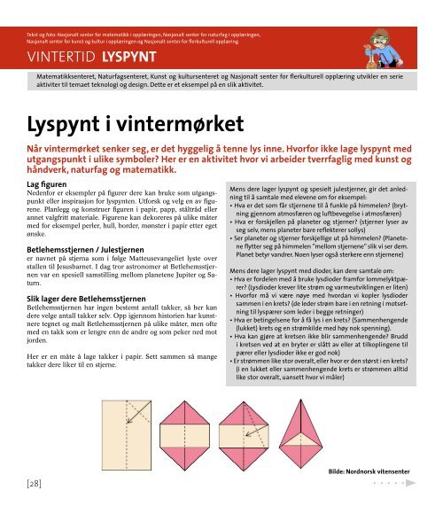 Magasinet Naturfag 2009 - Nasjonalt senter for kunst og kultur i ...