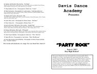 Party Rock Party Rock Party Rock - Davis Dance Academy