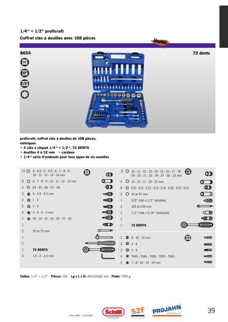 Outils professionnels - Projahn