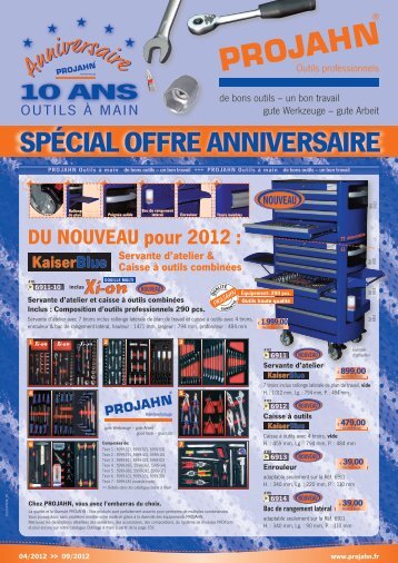 SPÉCIAL OFFRE ANNIVERSAIRE - Projahn