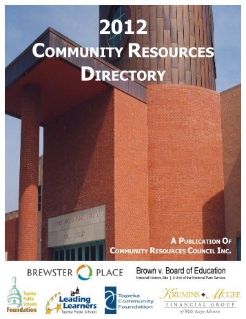 community resources directory - Community Resources Council