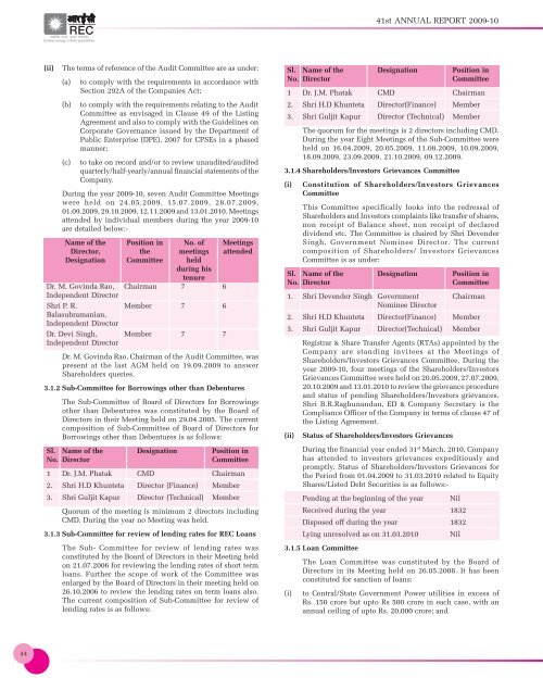 REC- 1-51.p65 - Rural Electrification Corporation Ltd.