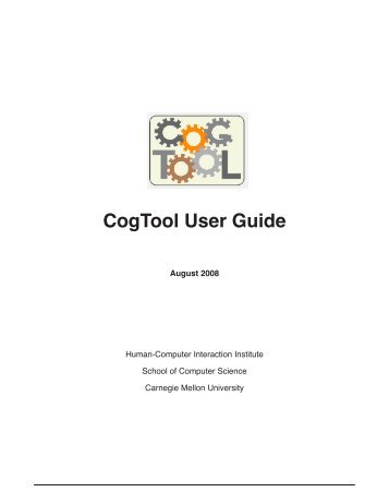 CogTool User Guide - Chris Monti