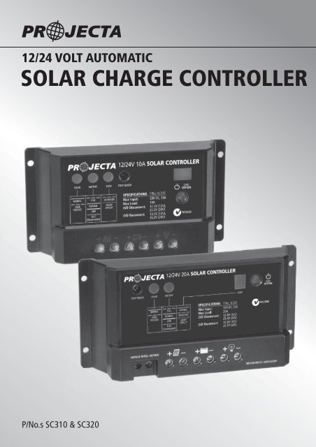 SC310-20_instructions_Issue1 - the Projecta MPPT Solar Charge Controller Schematic Yumpu