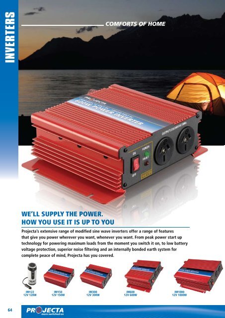 MODIFIED SINE WAVE INVERTERS INTELLI-WAVE ... - the Projecta