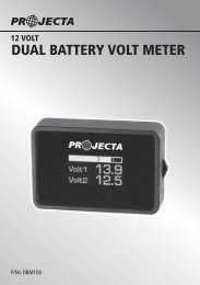 DUAL BATTERY VOLT METER - the Projecta