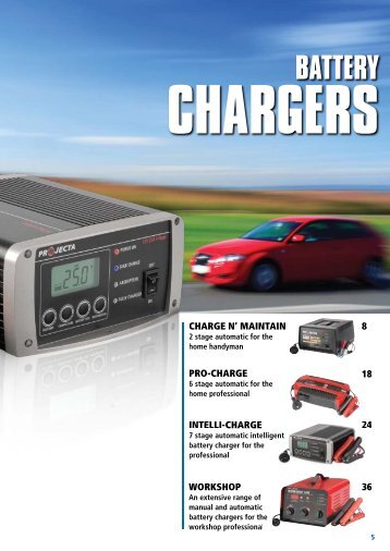 Battery chargers - the Projecta