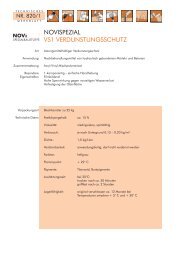 NOVISPEZIAL VS1 VERDUNSTUNGSSCHUTZ - Schretter & CIE