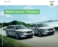 Octavia: Preisliste & Technische Daten - Skoda