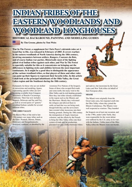 INDIAN TRIBES OF THE EASTERN wOODLANDS ... - Flames of War