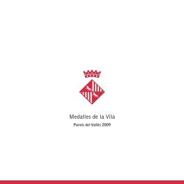 Medalles de la Vila - Ajuntament de Parets del Vallès
