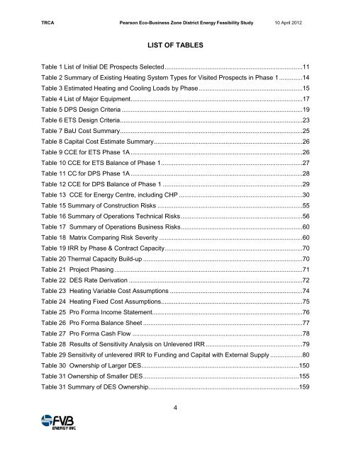 Project Green District Energy Feasibility Study - Partners in Project ...