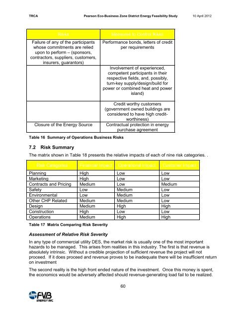 Project Green District Energy Feasibility Study - Partners in Project ...