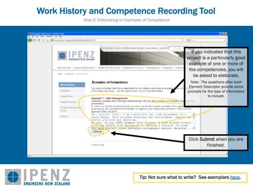 Competence Development Record Keeping Tutorial - Ipenz