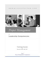 Project Management & Leadership Competencies: A Training ...