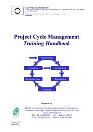 Project Cycle Management Training Handbook - CFCU