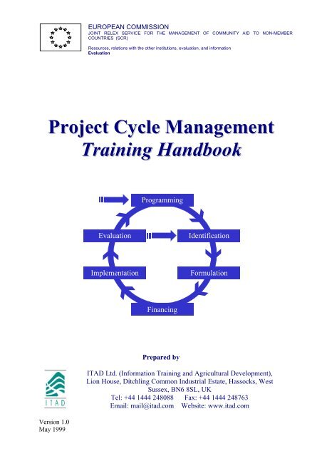 Project Cycle Management Training Handbook - CFCU