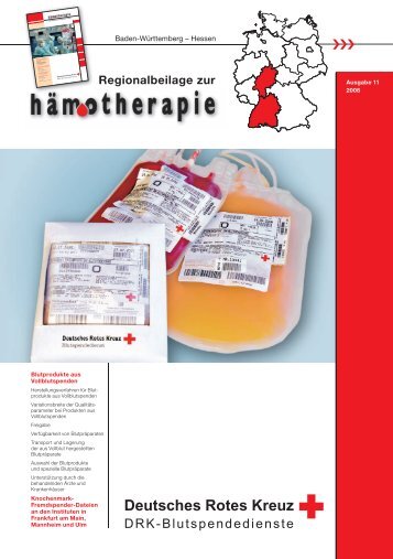 Hessen - DRK-Hämotherapie