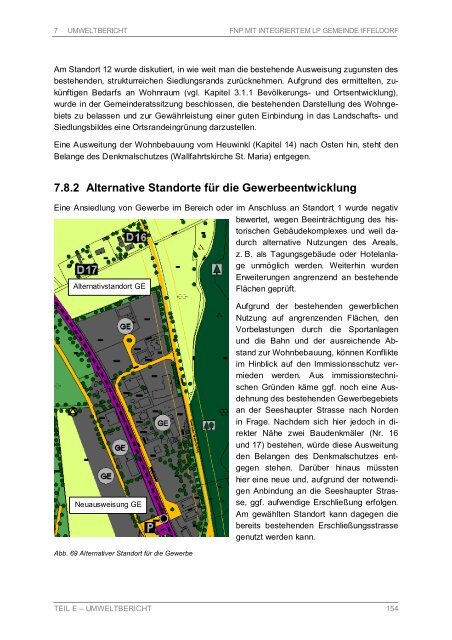 Flächennutzungsplans mit integriertem Landschaftsplan - Gemeinde ...