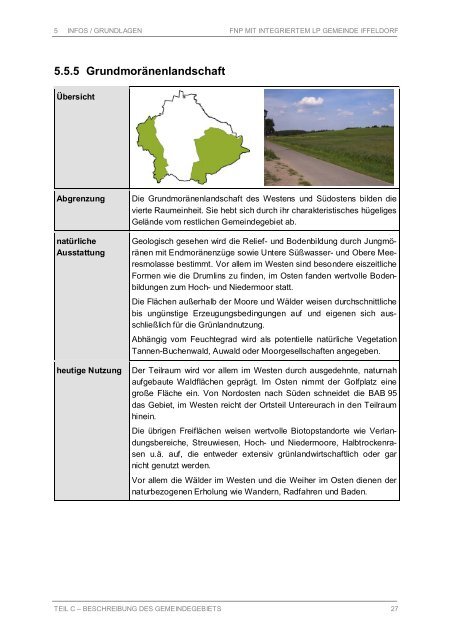 Flächennutzungsplans mit integriertem Landschaftsplan - Gemeinde ...