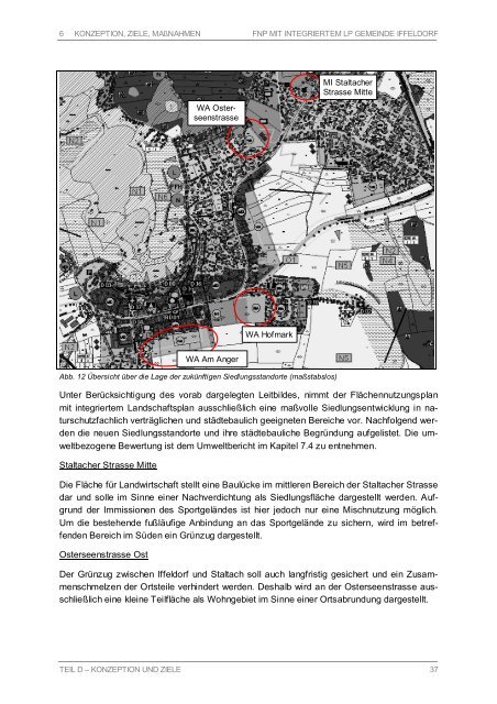 Flächennutzungsplans mit integriertem Landschaftsplan - Gemeinde ...