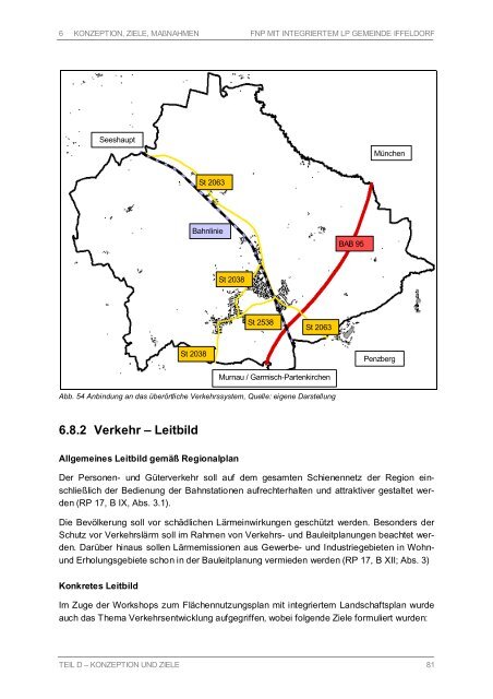 Flächennutzungsplans mit integriertem Landschaftsplan - Gemeinde ...