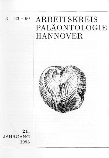 3 - Arbeitskreis Paläontologie Hannover