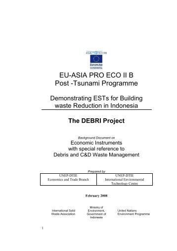 EU-ASIA PRO ECO II B Post - International Environmental ...