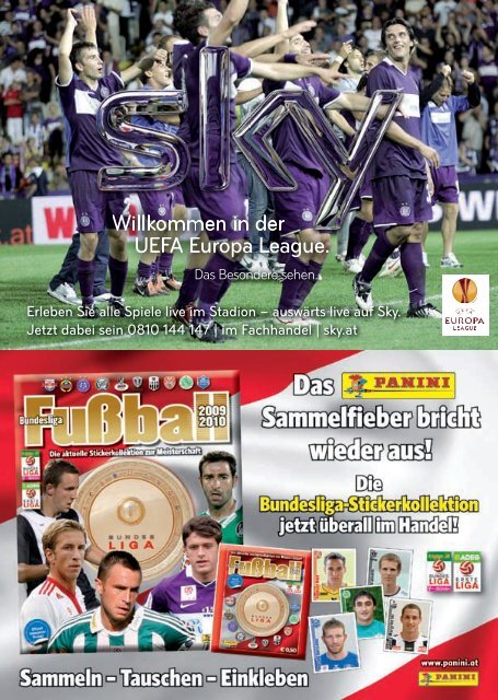 austria live europa league 2 2009/10 - FK Austria Wien