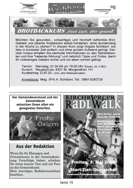 Aril09 Version neuer Aufbau.pub - Gemeinde Kirchberg an der Raab