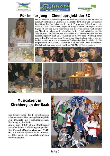 Aril09 Version neuer Aufbau.pub - Gemeinde Kirchberg an der Raab