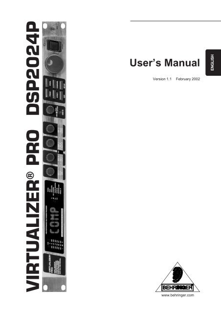 VIRTUALIZER PRO DSP2024P - DannyChesnut.com