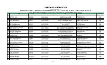 SECRETARIA DE EDUCACIÓN