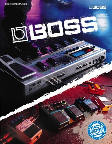 BOSS PRODUCTS CATALOG 2008 - Roland