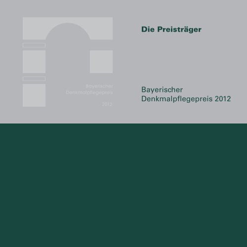 Download Broschüre Preisträger 2012 (PDF) - Bayerische ...