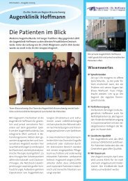 Die Patienten im Blick - OcuNet