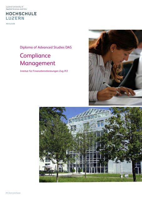 Compliance Management - Weiterbildung - Hochschule Luzern